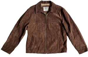 Vtg Timberland Suede Leather Jacket Casual Men’s M EUC - Picture 1 of 14