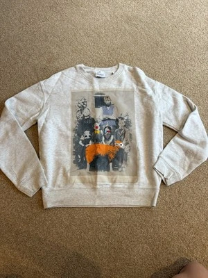 Boys Burberry Grey jumper with funky design (12 years) - Image 1 of 4