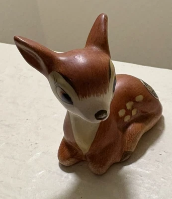 Винтажная ФИГУРКА БАМБИ 1950-х Disney/Goebel КАК НОВАЯ с наклейкой - Изображение 1 из 4