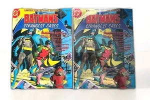 2 Copies Batmans Strangest Cases DC Treasury Facsimile A & Foil Covers - Picture 1 of 6