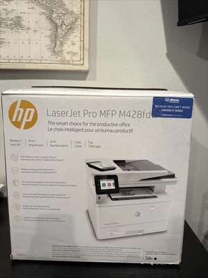 HP LaserJet Pro MFP M428FDN MultifunctionMonochrome Laser Printer 1028 Pages - Image 1 of 4