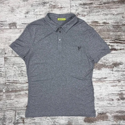 Camiseta polo gris Versace Jeans talla 52it Foto 1 de 4