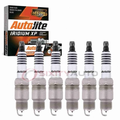 6 bujías Autolite Iridium XP para GMC C2500 1989-1995 4,3 L V6 dt Foto 1 de 4