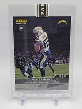 2016 Panini Instant Hunter Henry Black 1/1 Second Career Touchdowns Chargers 
