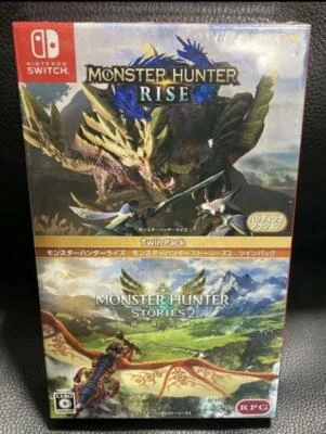 Monster Hunter Rise & Stories 2 Twin Pack Nintendo Switch Japanese ver Sealed - Image 1 of 3