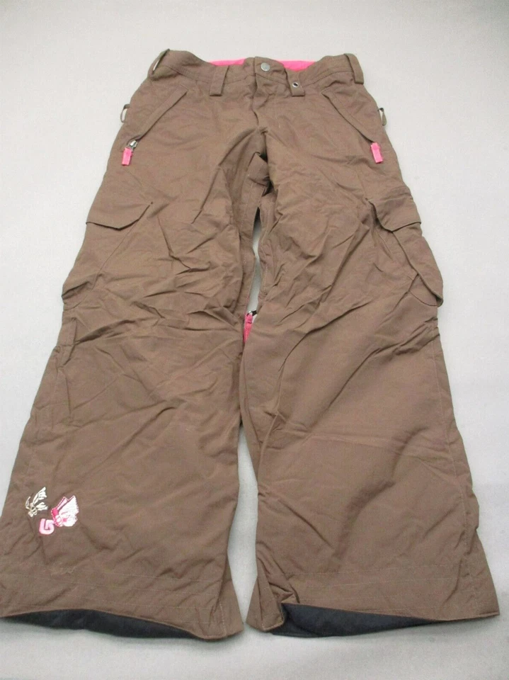 BURTON DRY RIDE Size L (10/12) Girls Leg Zip Pockets Boot Gaiters Snow Pants 490 - Image 1 of 4