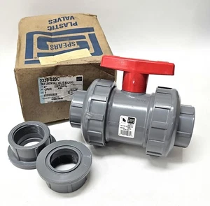 NUEVO Spears® 2339-020C True Union Válvula de bola SOC/FIPT ~ 2" CPVC ~ VTION® Junta tórica - Imagen 1 de 4