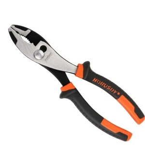 8" Slip Joint Pliers Adjustable Heavy Duty Jars Non-Slip Grip Handle 200mm - Picture 1 of 8