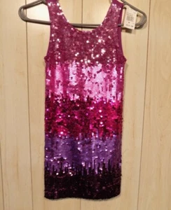 Flowers by Zoe  Girls Purple Ombre Sequin Dress  NEW MSRP $117 Size M - Picture 1 of 6