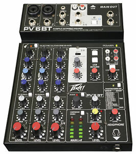 Peavey Mixer PV 6 BT (Bluetooth)