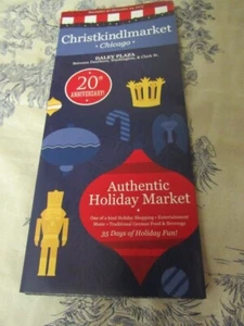 2015 Weihnachten Christkindlmarket Chicago 20th Anniversary Flyer - Bild 1 von 6