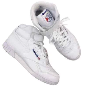 Tenis Reebok Classic Exofit Hi Top Cuero Blanco Azul Real Hombre 9 - Imagen 1 de 8