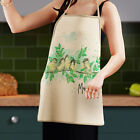 Personalised Floral Apron Customised with Initial/Name Pink Flower Bee Butterfly