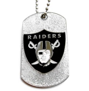 Aminco NFL Las Vegas Raiders Glitter Necklace - Picture 1 of 1
