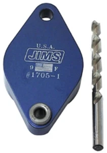 Jims 1705 Exhaust Stud Drill Plate For Harley Twin Cam Evolution 60835 - Picture 1 of 2