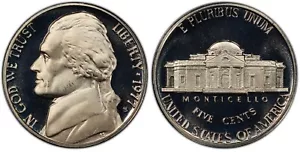 1977-S Jefferson Nickel PR70 DCAM PCGS Blue Label - Picture 1 of 3