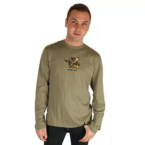 Camiseta Top Life is Good Sage Green Game On Football Jake Rocket Sleep Nueva con etiquetas - Imagen 1 de 1