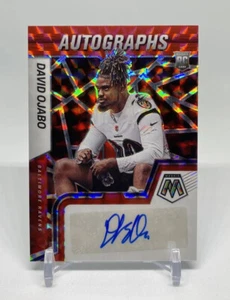 David Ojabo 2022 Mosaic Autographs RED PRIZM #RAM-DO Rookie Card RC Ravens - Bild 1 von 2