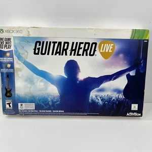 Xbox 360 Guitar Hero Live Guitar and Game Bundle Open Box - Picture 1 of 10