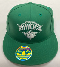 NBA New York Knicks Flat Bill Flex Hat By Adidas - Size L/XL, New