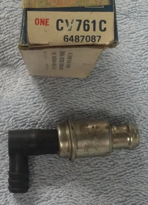 NOS 1966-1982 CHRYSLER,DODGE,PLYMOUTH AC PCV (CV761C)  AC # 6487087 - Image 1 of 3