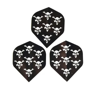 5 SETS OF SKULL & CROSSBONES STANDARD DART FLIGHTS - Picture 1 of 2