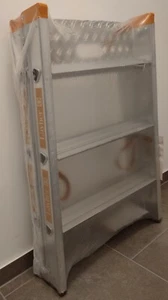 Layher Alu-Schwerlasttritt 3 Stufen Leiter L=0,90m Klapptritt Topic Typ 1043.303 - Bild 1 von 4