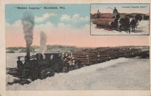 Modern Logging - Marshfield, Wisconsin - unposted litho - Picture 1 of 3
