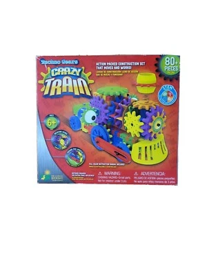 Techno Gears Crazy Train Construction Set 80 Piece Set NIB - Image 1 of 2