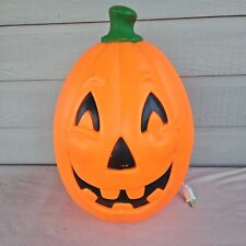 Halloween Pumpkin Jack O Lantern Blow Mold 22" Vintage Light Outdoor