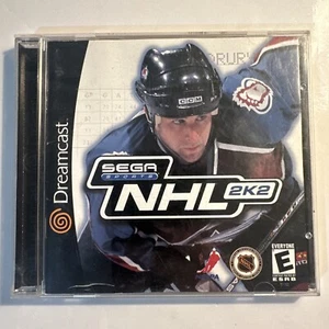 NHL 2K2 (Sega Dreamcast, 2002) Complete CIB w/ Manual - Picture 1 of 3