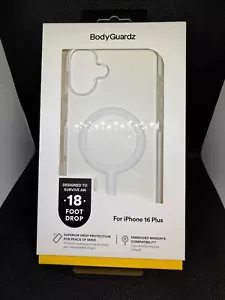 Bodyguardz - iPhone 16 Plus Case - Clear - NEW - Picture 1 of 2