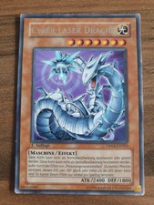 Yu-Gi-Oh DP04-DE003 Cyber Laser Dragon Rare Light Played 1st Edition