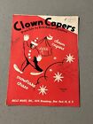 Clown Capers by Eula Ashworth Lindfors 1953 Mills Music Sheet music