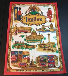 VINTAGE TEETUCH - LONDON ENGLAND - 26" L X 19" W - SEHR SCHÖN!! - Bild 1 von 2