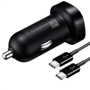 Original Samsung Galaxy S24 S23 Ultra iPhone 15 USB-C Fast Car Charger Adapter - Picture 1 of 7