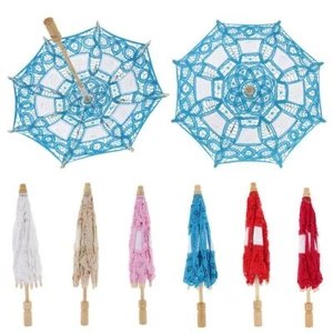 Elegant Lace Wedding Parasol Umbrella for Special Occasions - Picture 1 of 29