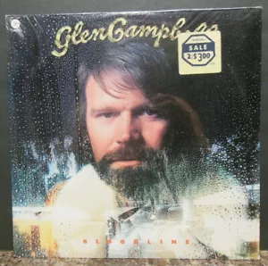 SEALED w/ Hype! Bloodline by Glen Campbell, 12" LP Mint (E) - Picture 1 of 2