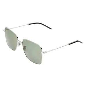 Saint Laurent SL312 Sonnenbrille Silber Grün 57 mm ~ - Bild 1 von 3