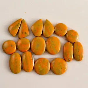 Lotto 8 paia di pietre preziose diaspro ape bombo naturale 148 ct 25x13-13x13 mm #13452 - Foto 1 di 8