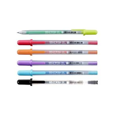Sakura Gelly Roll 06 Fine Pens Regular Colours | Gel Ink Pens Arts Craft - Image 1 of 4