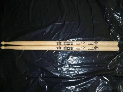 RAMMSTEIN Logo & ChristophS Signature Concert TOUR Stage Drumsticks DRUM STICKS - Image 1 of 2