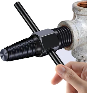 Screw Extractor-Damaged Water Pipe Removal Tool with 1/2 Inch and 3/4 Inch Valve - Picture 1 of 12