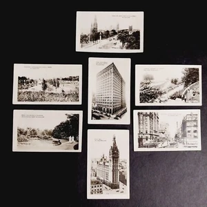 Vintage 7-Pc Set of Miniature 3"x2" Black and White Photographs of Milwaukee, WI - Picture 1 of 12