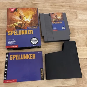 Spelunker Nintendo NES, 1987) – Complete in Box (CIB) Circle Seal Of Quality Soq - Picture 1 of 15
