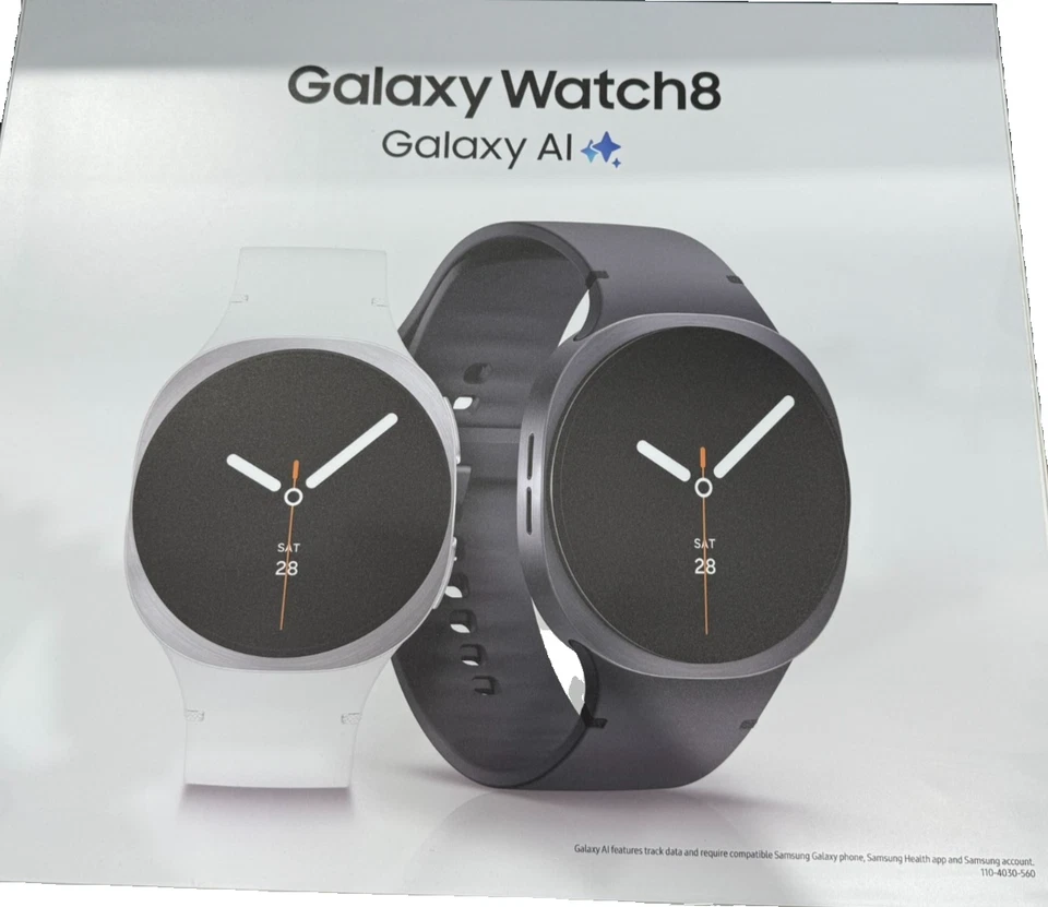 samsung galaxy watch8 40mm smart watch silver - Image 1 of 1