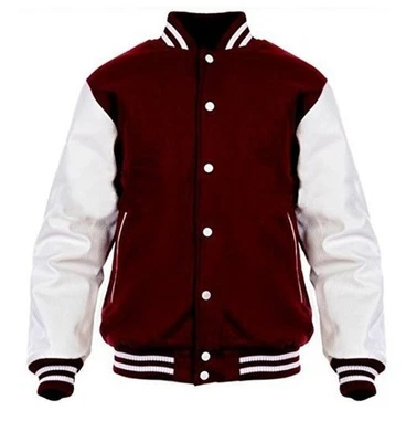 Windhound US Collegejacke, College Jacke, Lederärmel, Jacke, Retro, 90er 80er - Bild 1 von 4