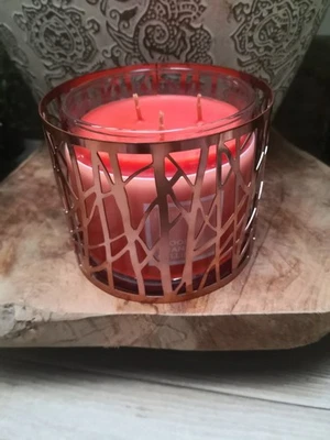 Décoration pour bougie 3 mèches Partylite - Photo 1/4