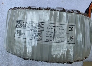 Avel Lindberg Y236850 Toroidal Transformer 625VA 2x115V Input / 25V Output - Picture 1 of 4