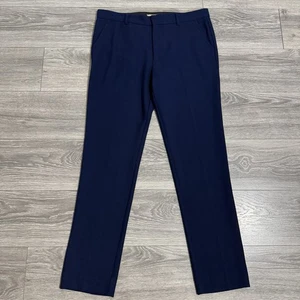 Mr. Turk Herren Marineblau Clyde Slim Luxus Hose Pants Größe 34 Hergestellt in den USA - Bild 1 von 12